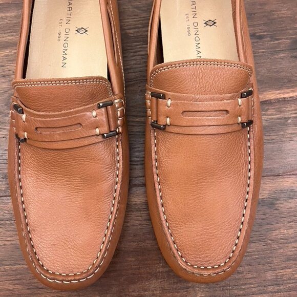 Men's Martin Dingman Driving Moc Loafer~ Tan, Size 8.5 - Picture 1 of 13
